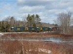 CSXT 8873 Leads L070 at Stetson Brook